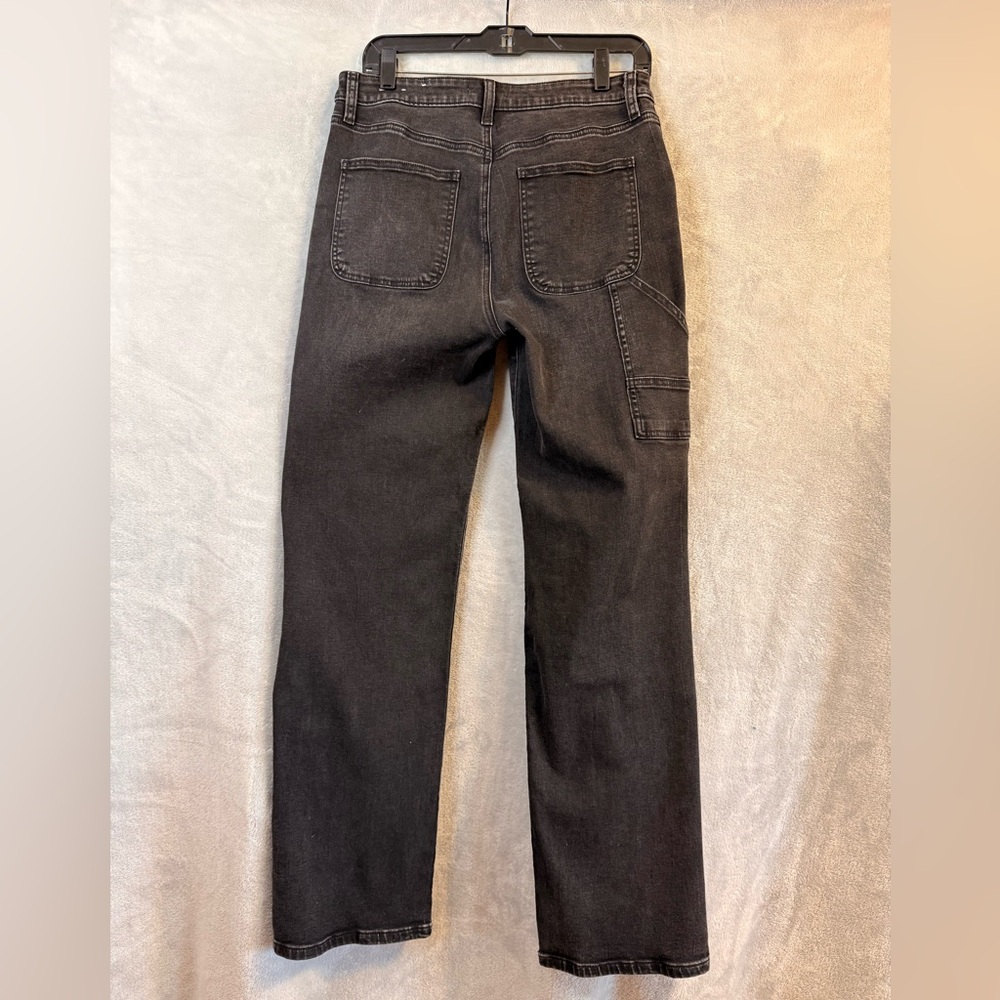 STS Blue Women's Faded Black -Wide Leg Cargo Tall Jeans - Picture 10 of 13